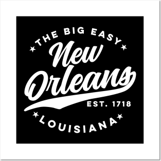 Vintage New Orleans Louisiana The Big Easy USA City Posters and Art